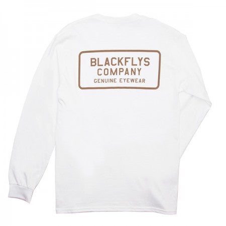 BLACKFLYS　L/STシャツ　"MISSION L/S TEE"　(White)