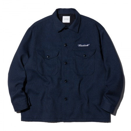 RADIALL　CPOシャツ　"FLAGS C.P.O. SHIRT L/S"　(Navy)