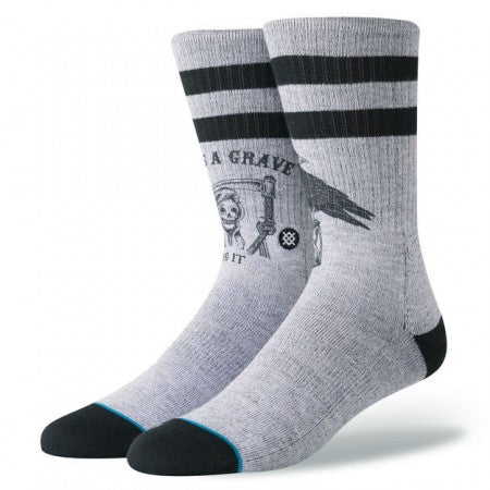 STANCE　ソックス　"LIFES A GRAVE"　(Gray)