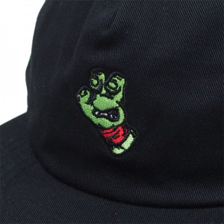 SANTA CRUZ×TMNT　コラボキャップ　"TMNT TURTLE HAND BASEBALL FLAT BRIM HAT"　(Black)