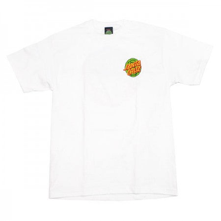 SANTA CRUZ×TMNT　コラボTシャツ　"TMNT TURTLE POWER TEE"　(White)