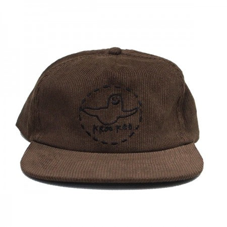 KROOKED　キャップ　"TRINITY SMILE SNAPBACK CAP"　(Brown / Black)