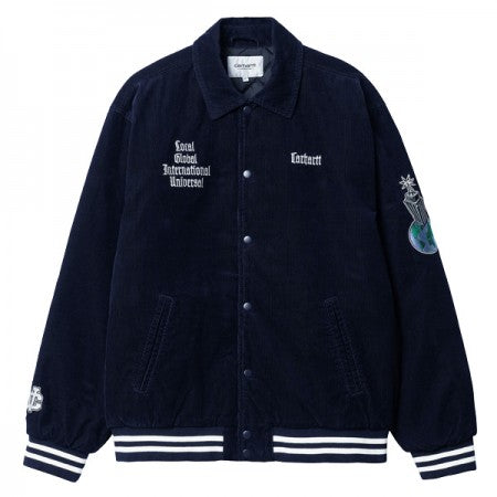 Carhartt WIP　ジャケット　"LETTERMAN JACKET"　(Dark Navy / Wax)