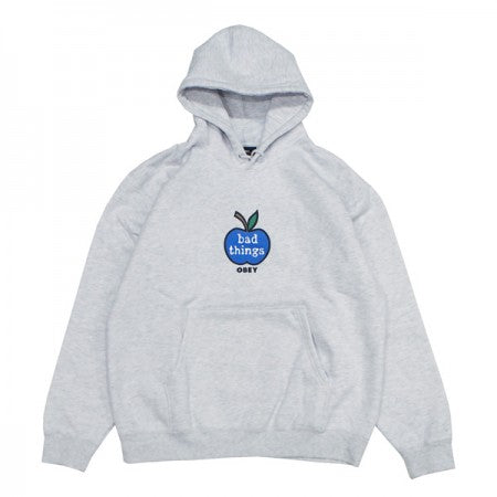 OBEY　パーカ　"OBEY BAD THINGS PULLOVER HOOD"　(Ash Gray)