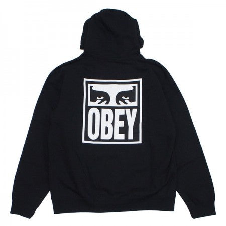 OBEY　パーカ　"OBEY EYES ICON 2 PULLOVER HOOD"　(Black)