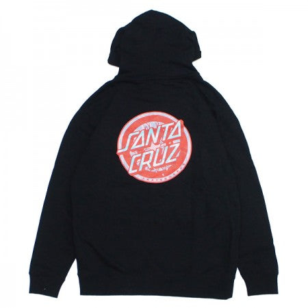 SANTA CRUZ　ジップパーカ　"DECODER ROSKOPP ZIP HOODIE" 　(Black)