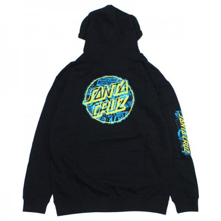 ★30%OFF★ SANTA CRUZ　パーカ　"HANDBILL DOT PULLOVER HOODIE" 　(Black)