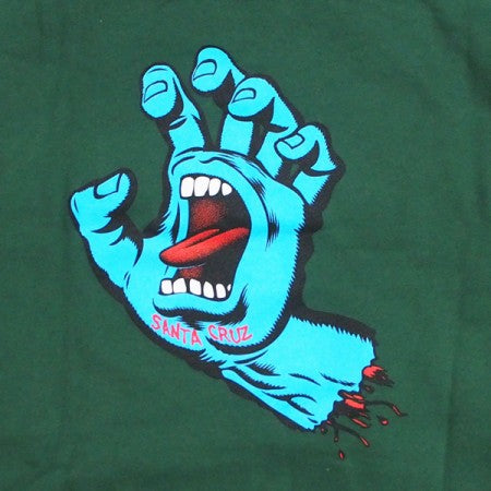 SANTACRUZ　パーカ　"SCREAMING HAND PULLOVER HOODIE" 　(Dark Green)
