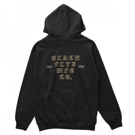 BLACK FLYS　パーカ　"WORSHIP HOODIE"　(Black)