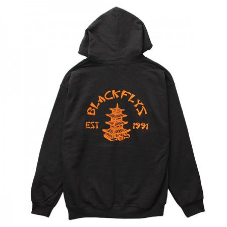 BLACK FLYS　パーカ　"PAGODA HOODIE"　(Black)