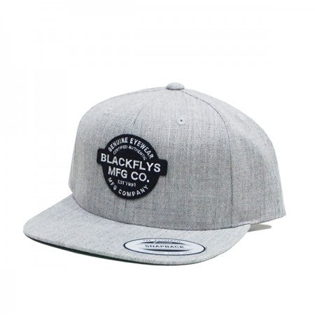 BLACK FLYS　キャップ　"AUTHENTICA SNAPBACK CAP"　(Heather Gray)