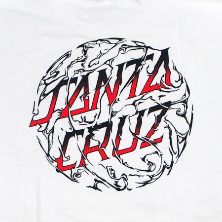 SANTA CRUZ　L/STシャツ　"STORM DOT L/S TEE"　(White)