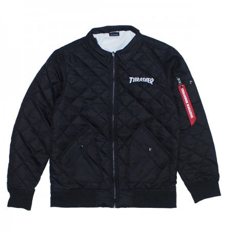 THRASHER　"MAG QUILTING MA-1 TYPE JKT TH5095-A"　Blk