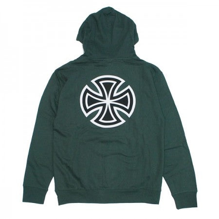 INDEPENDENT　パーカ　"BAR/CROSS PULLOVER HOOD"　(Alpine Green)