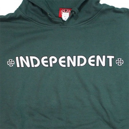 INDEPENDENT　パーカ　"BAR/CROSS PULLOVER HOOD"　(Alpine Green)