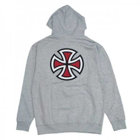 INDEPENDENT　パーカ　"BAR/CROSS PULLOVER HOOD"　(Heather Gray)