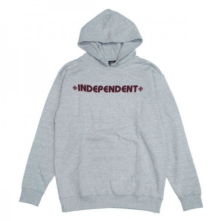 INDEPENDENT　パーカ　"BAR/CROSS PULLOVER HOOD"　(Heather Gray)