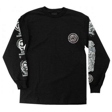 SANTA CRUZ　L/STシャツ　"ROB EVOLUTION L/S TEE"　(Black)