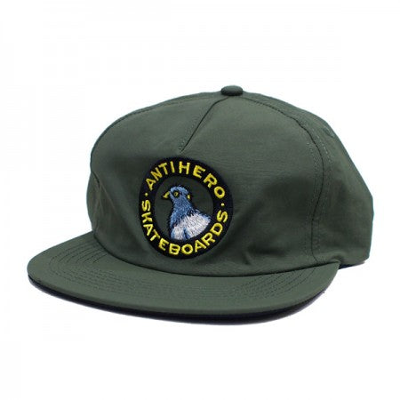ANTI HERO　キャップ　"PIGEON ROUND SNAPBACK CAP"　(Olive)