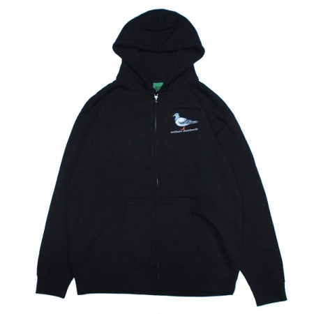 ANTI HERO　ジップパーカー　"LIL PIGEON ZIP UP HOODIE"　(Black / Multi)