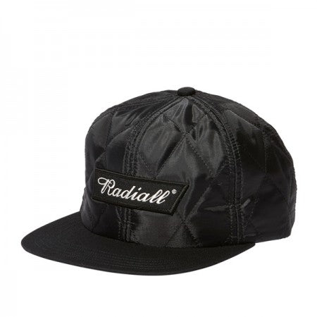 RADIALL　キャップ　"FLAGS QUILTED BASEBALL CAP"　(Black)