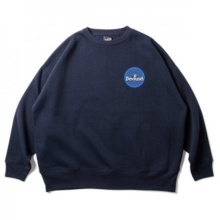 ★20%OFF★ Deviluse　クルースウェット　"ROLLING CREWNECK"　(Navy)