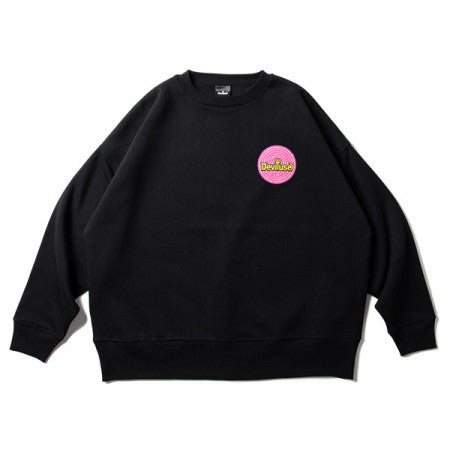 ★20%OFF★ Deviluse　クルースウェット　"ROLLING CREWNECK"　(Black)