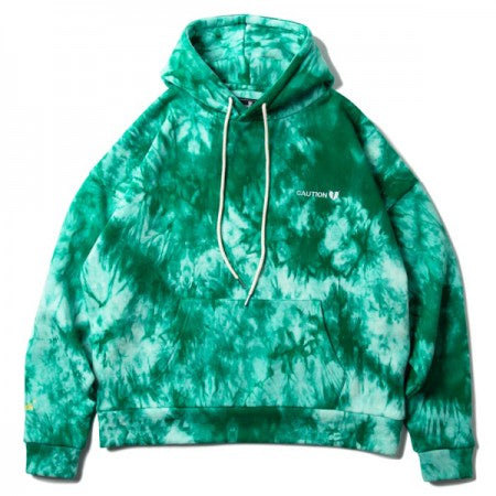 Deviluse　パーカ　"TIE DYE PULLOVER HOODED"　(Green)
