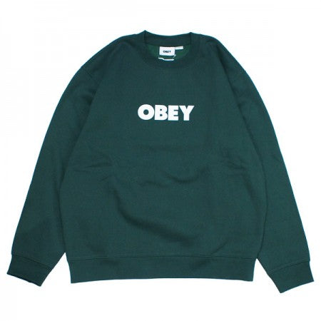 OBEY　クルースウェット　"OBEY BOLD CREW SWEAT"　(Dark Ceder)