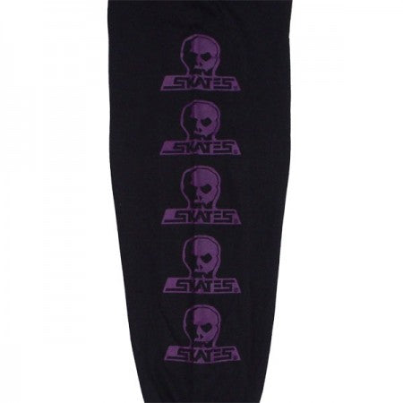 SKULL SKATES　"LOGO ロングスリーブ Tシャツ"　(Black/Purple)