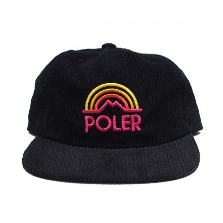 POLeR　キャップ　"MTN RAINBOW HAT"　(Black)
