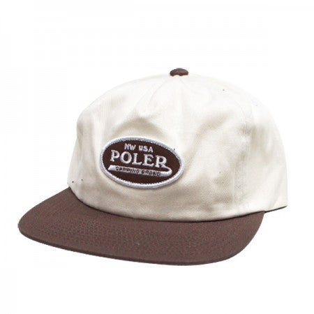 POLeR　キャップ　"BRAND PATCH HAT"　(Off White)