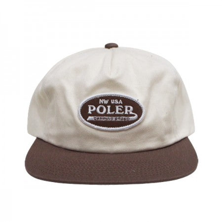 POLeR　キャップ　"BRAND PATCH HAT"　(Off White)