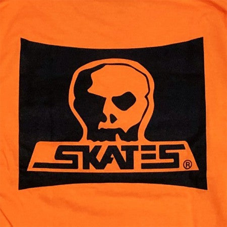 SKULL SKATES　"サーフロゴ ロングスリーブ Tシャツ"　(Orange)