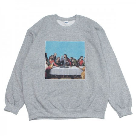 RADIALL　クルースウェット　"HEDONISM CREW NECK SWEATSHIRT L/S"　(Heather Gray)