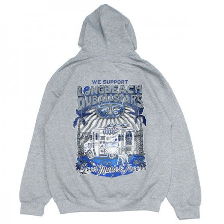 RADIALL　パーカ　"LONG BEACH HOODIE SWEATSHIRT L/S"　(Heather Gray)