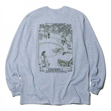 RADIALL　L/STシャツ　"CHEVY BOWL CREW NECK T-SHIRT L/S"　(Heather Gray)