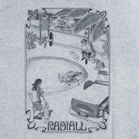 RADIALL　L/STシャツ　"CHEVY BOWL CREW NECK T-SHIRT L/S"　(Heather Gray)