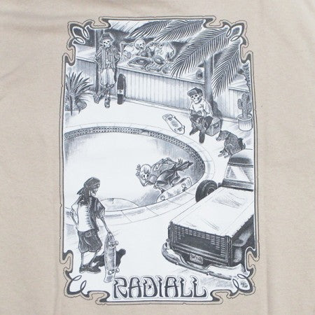 RADIALL　L/STシャツ　"CHEVY BOWL CREW NECK T-SHIRT L/S"　(Sand Beige)