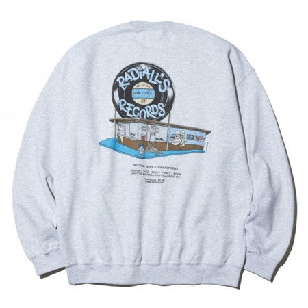 RADIALL　クルースウェット　"WATCHDOG CREW NECK SWEATSHIRT L/S"　(Ash Gray)