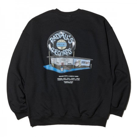 RADIALL　クルースウェット　"WATCHDOG CREW NECK SWEATSHIRT L/S"　(Black)