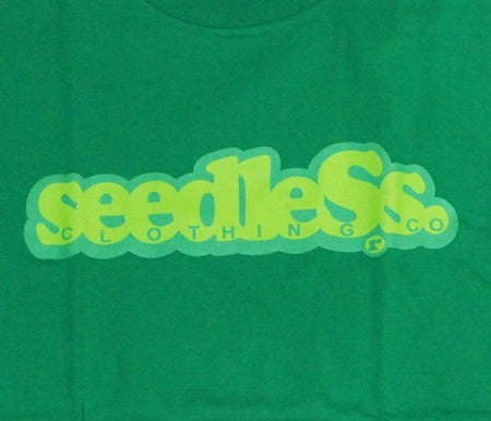 seedleSs Tシャツ COOP REGULAR S/S TEE グリーン 商品画像 フロントロゴ